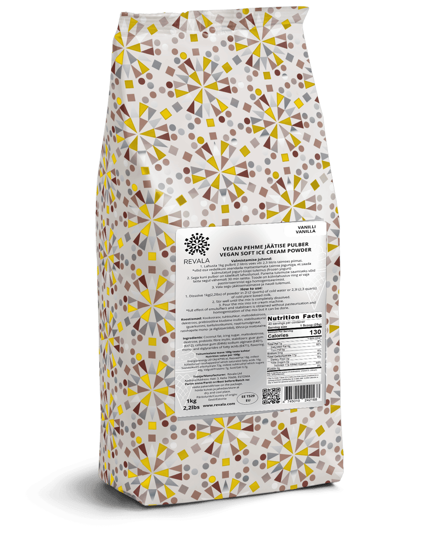 Revala Vegan soft ice cream powder pack