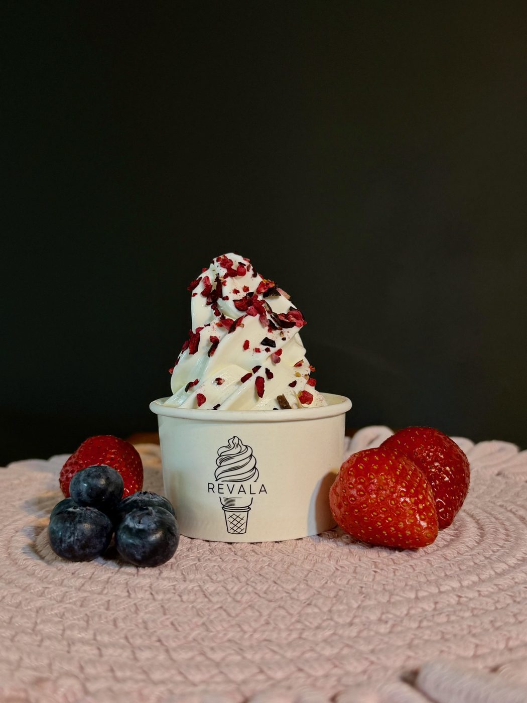 Revala dairy free vegan soft serve ice cream