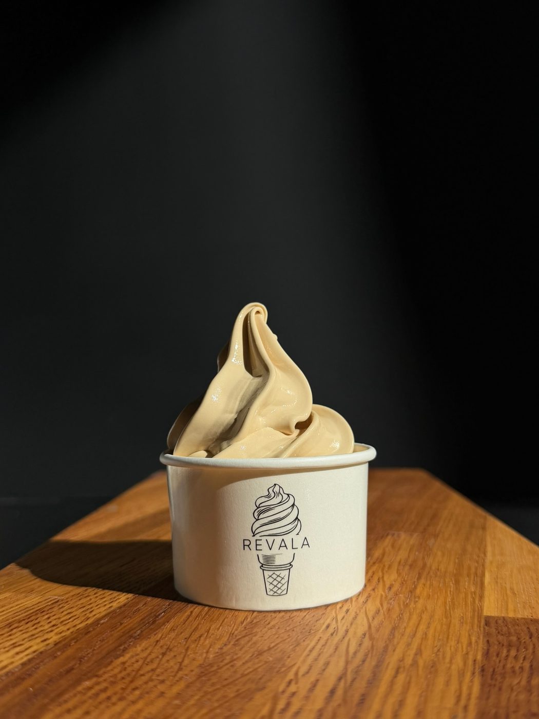 Protein caramel soft serve