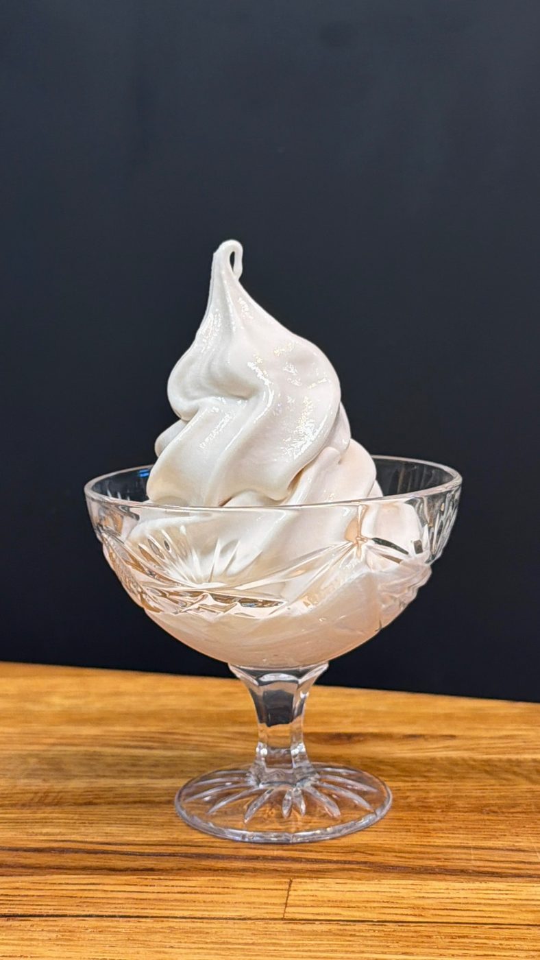 Classic scoop ice cream